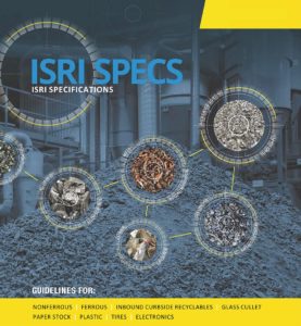 Image displaying recycled materials and ISRI Specs